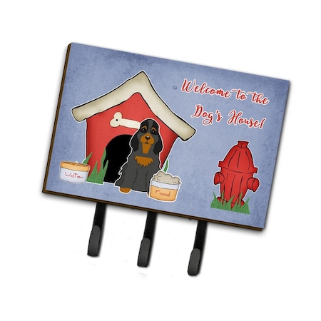 Carolines Treasures Dog House Collection Cocker Spaniel Black and Tan Leash or Key Holder BB2847TH68